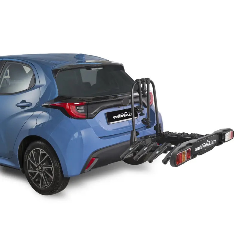 Bagażnik rowerowy na hak holowniczy  Aurilis Green Valley Discovery 4 rowery 13 PIN ⬅️ sklep DOAN