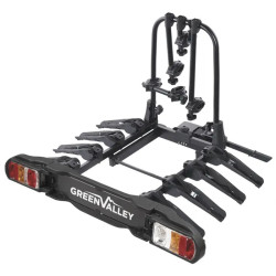 Bagażnik rowerowy na hak holowniczy  Aurilis Green Valley Discovery 4 rowery 13 PIN ⬅️ sklep DOAN