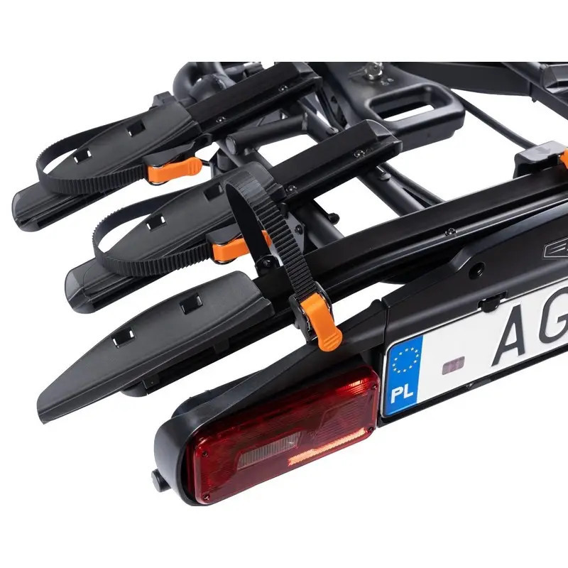 Bagażnik rowerowy na hak holowniczy Aguri Active Bike PRO czarny 4 rowery 13 PIN ⬅️ sklep DOAN