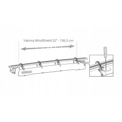 Yakima Windshield 52" (132,1 cm) - owiewka ⬅️ sklep DOAN