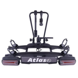Bagażnik rowerowy na hak holowniczy Atlas 2 Led czarny 2 rowery 13 PIN ⬅️ sklep DOAN