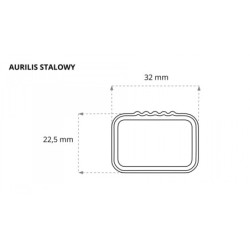 Aurilis belki stalowe 113 cm ⬅️ sklep DOAN
