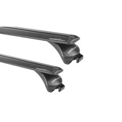 Bagażnik bazowy Aurilis aluminiowy czarny (AU/164107+AU/156601) ⬅️ sklep DOAN