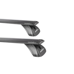 Bagażnik bazowy Aurilis aluminiowy czarny (AU/164113+AU/156111+AU/156500) ⬅️ sklep DOAN