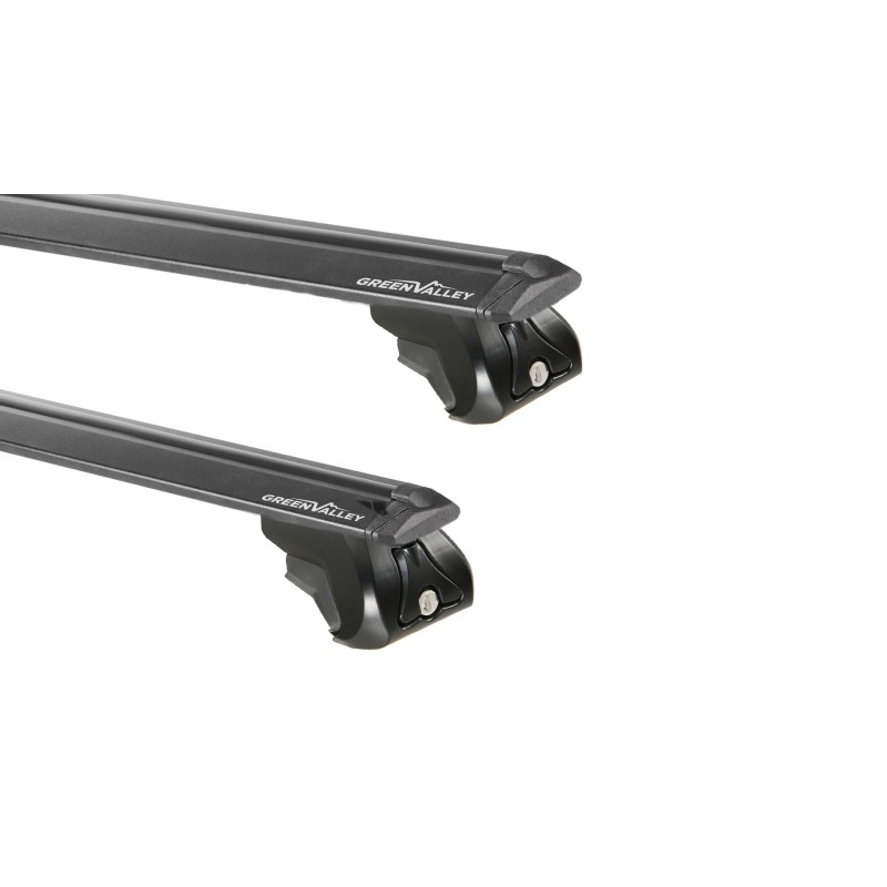 Bagażnik bazowy Aurilis aluminiowy czarny (AU/164113+AU/156406+AU/156600) ⬅️ sklep DOAN