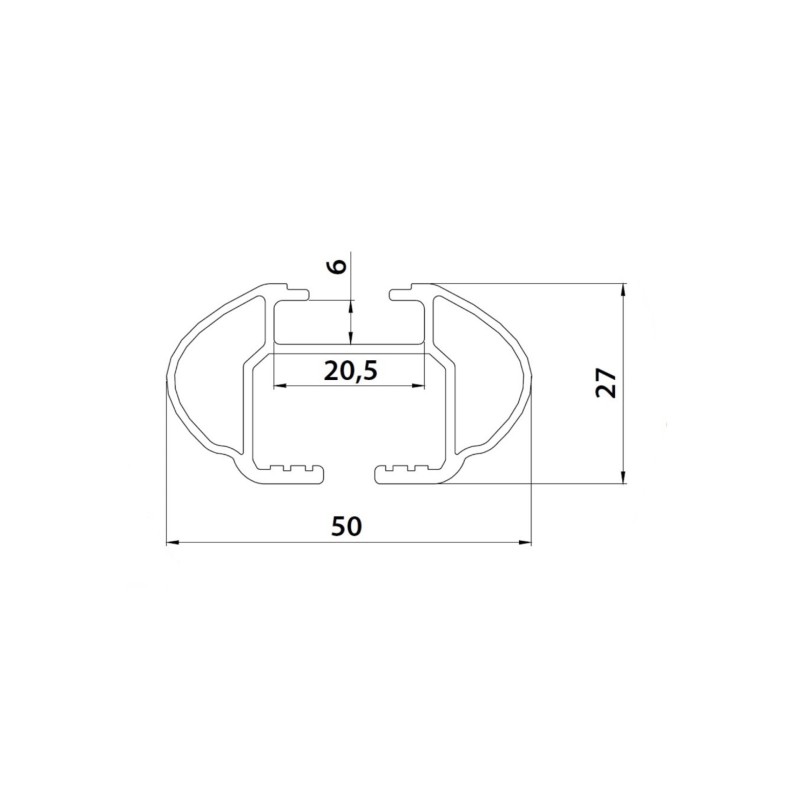 Aurilis EASY ONE EVO stopy fixpoint z belką aluminiową 130 cm ⬅️ sklep DOAN
