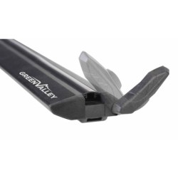 Aurilis belki Vento aluminiowe czarne 126cm ⬅️ sklep DOAN