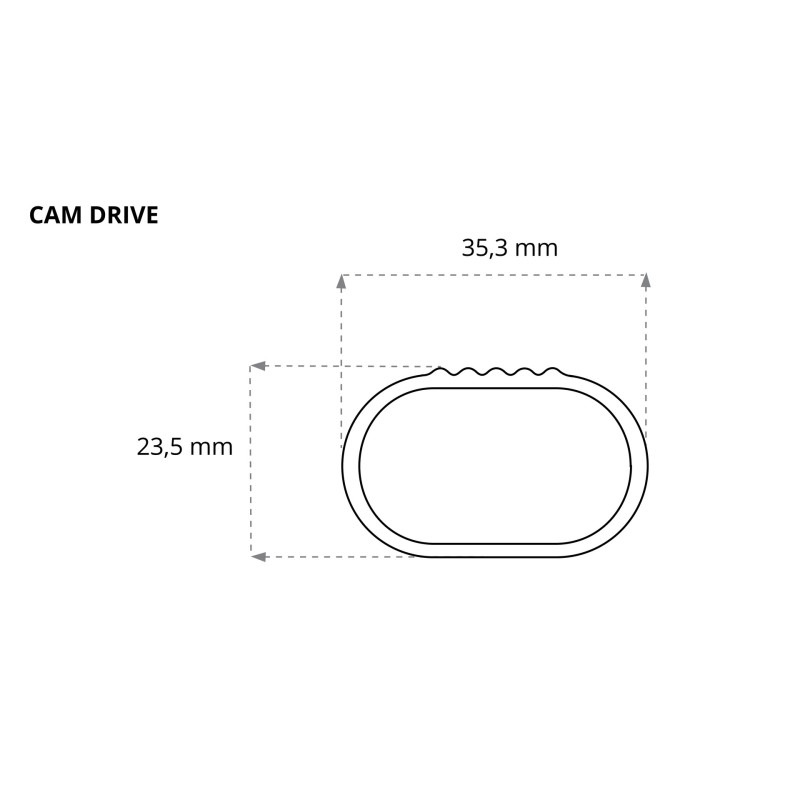 Cam Driver belki stalowe 110 cm 2803 ⬅️ sklep DOAN