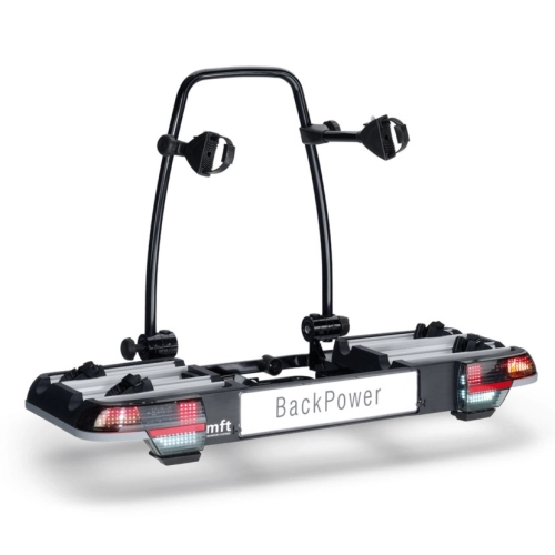 Zestaw bagażnik rowerowy na hak MFT Back Power 4 rowery + baza na hak Back Carrier ( oświetlenie LED )