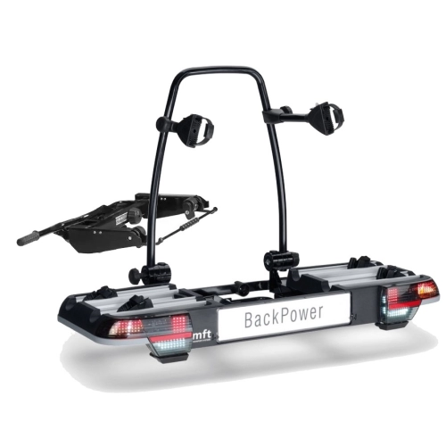 Zestaw bagażnik rowerowy na hak MFT Back Power 2 rowery + baza na hak Back Carrier ( oświetlenie LED )
